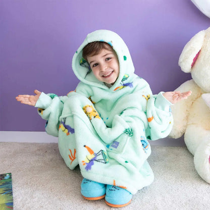 Milk and Moo Tiger Wearable Blanket Hoodie