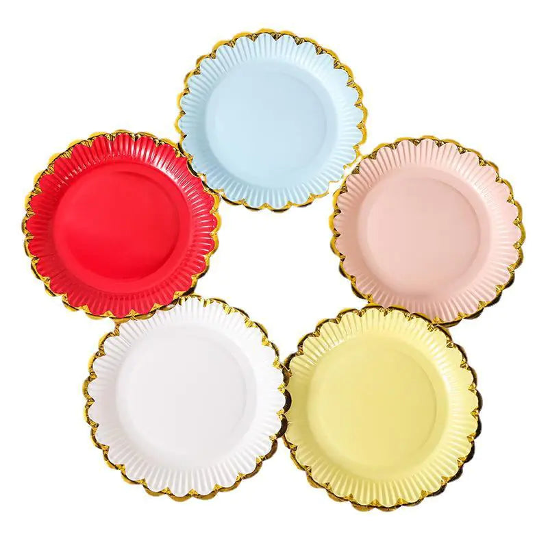 Nordic Creative Ceramic Chrysanthemum Dinner Set - - plates