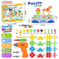 3D Mosaic Puzzle Building Set with Tools - Kia Day Design