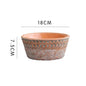 Vintage Red Clay Pot with African Element Design Kia Day Design