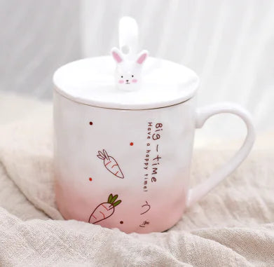 Cute Cat Ceramic Mug - Creative Cartoon Coffee Cup - 10 - Mug