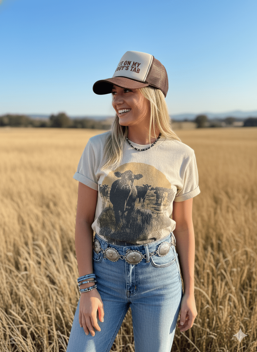 Pasture Sunset Graphic Tee- Wild Junkie- {{Product type}}