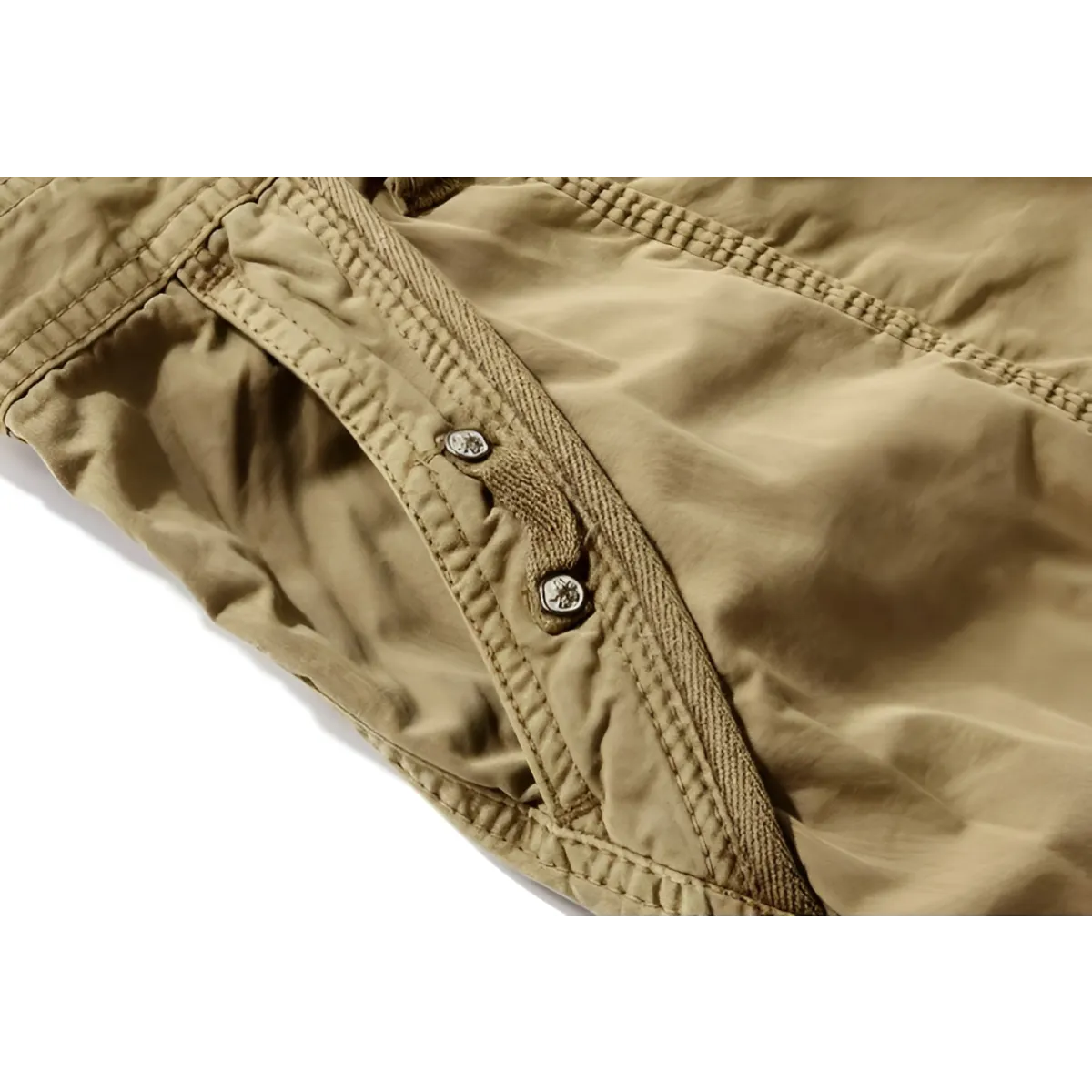 Patterned Art Textile Shorts - -