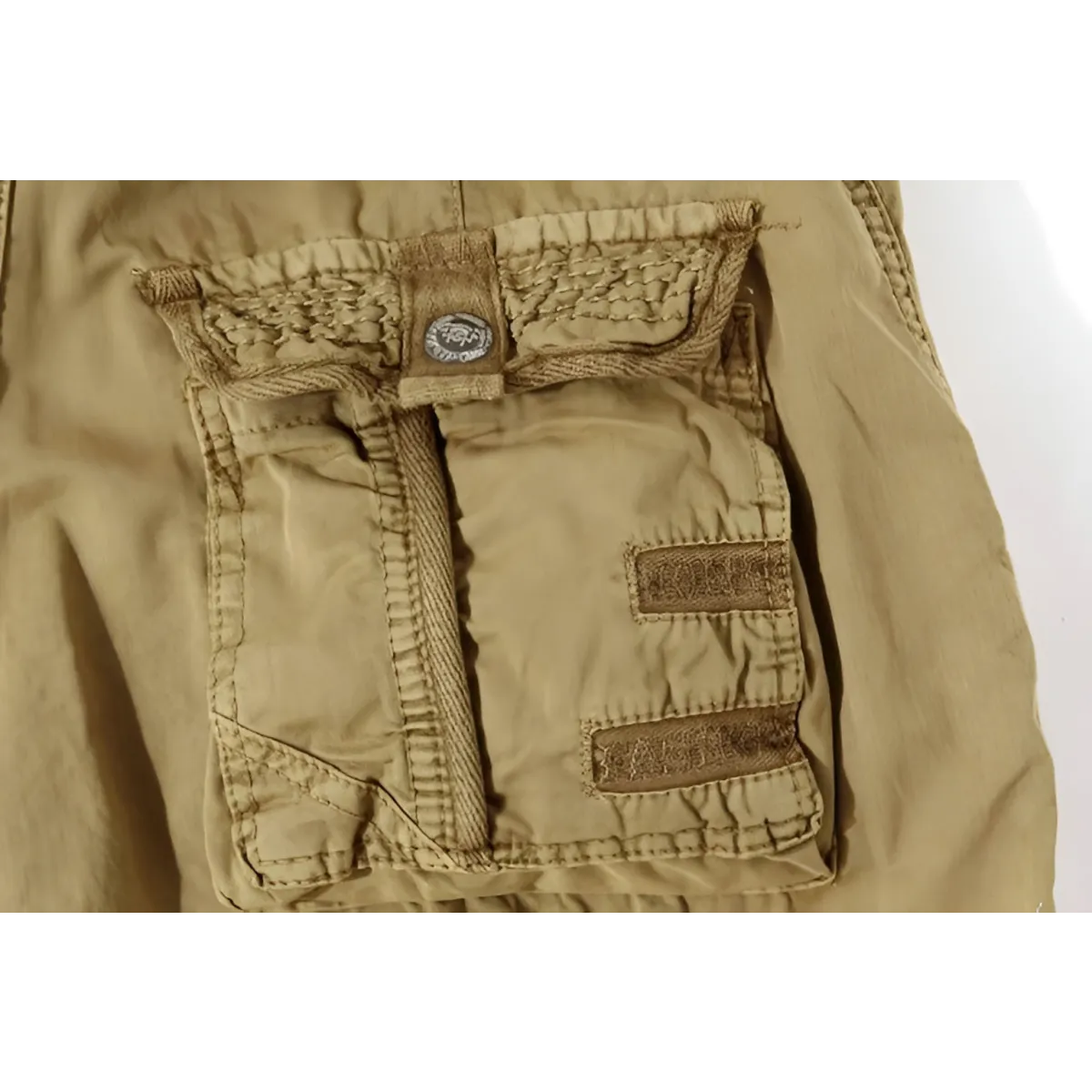 Patterned Art Textile Shorts - -