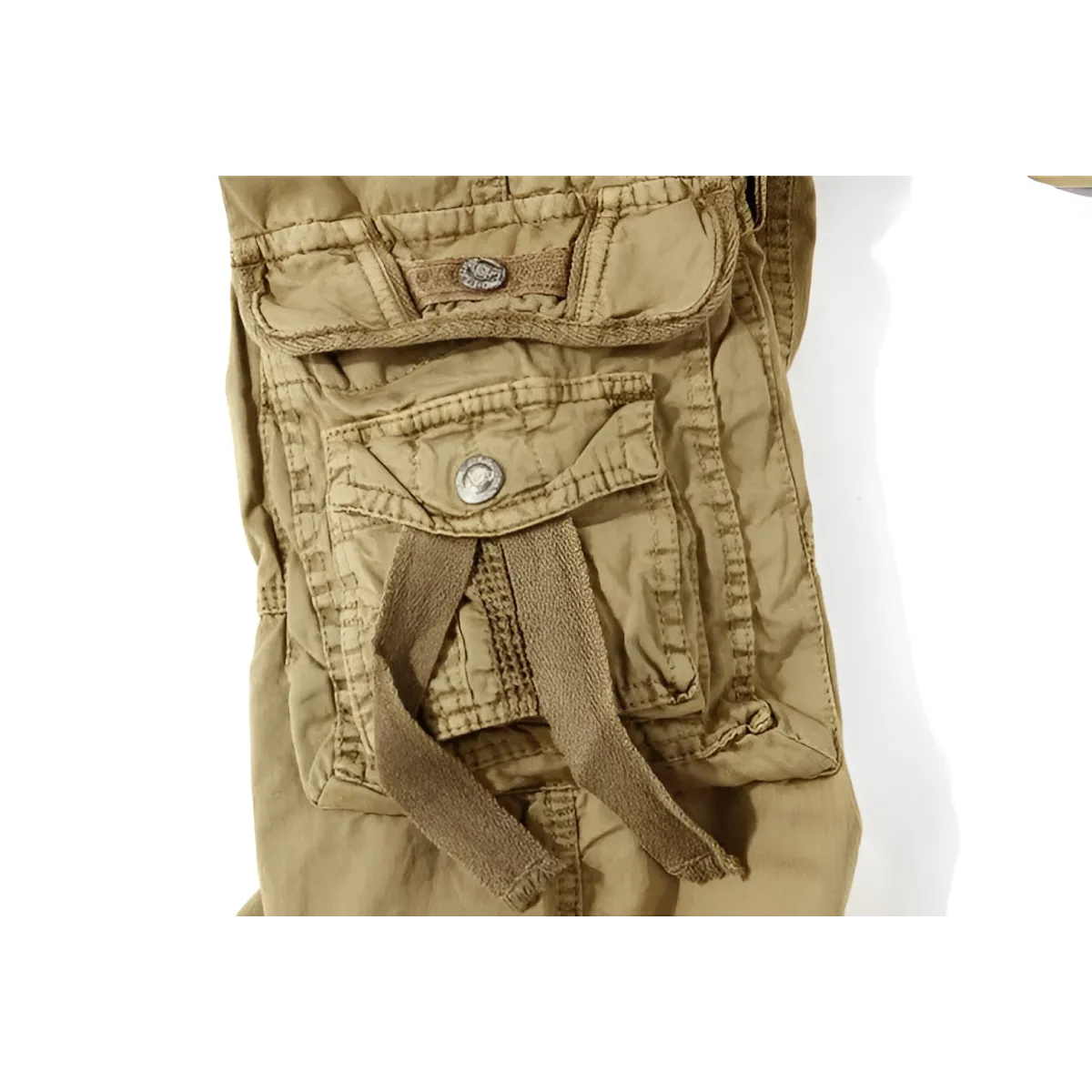 Patterned Art Textile Shorts - -