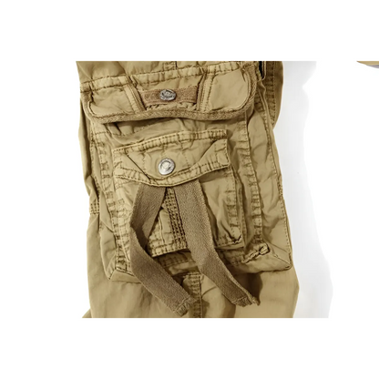 Patterned Art Textile Shorts - -