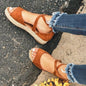 Modern BOHO Style Summer Sandals - Brown 38 - sandals