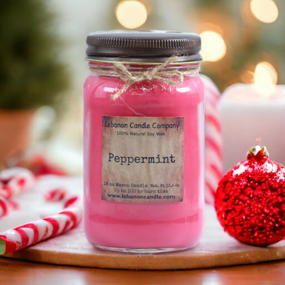 Peppermint Candle - - Candles & Melts