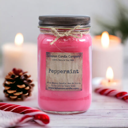 Peppermint Candle - - Candles & Melts