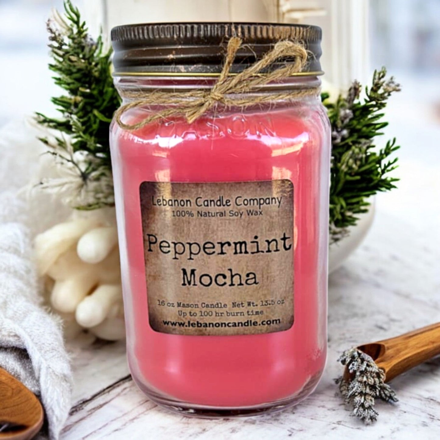 Peppermint Mocha Candle - - Candles & Melts