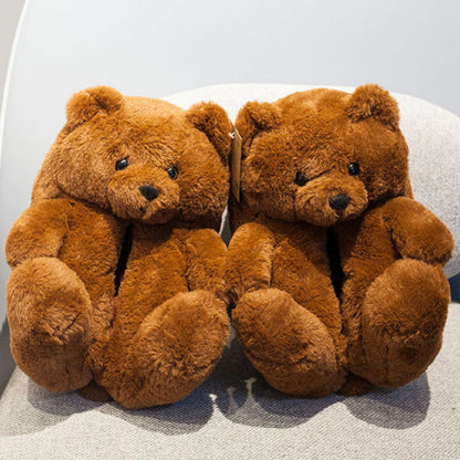 Colorful Teddy Slippers - Kia Day Design