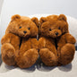Colorful Teddy Slippers - Kia Day Design