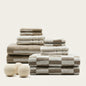 Pietra Australian Cotton Towels - Tan & Ecru - Towels