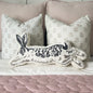 Leaping Easter Bunny Pillow - - Sale