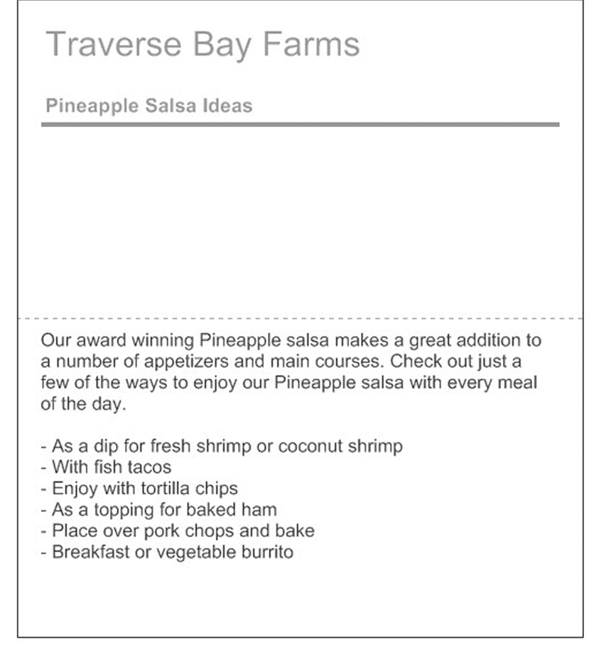 Fruit Salsa Sampler, 4 - 16 oz jars - - Gourmet Salsa