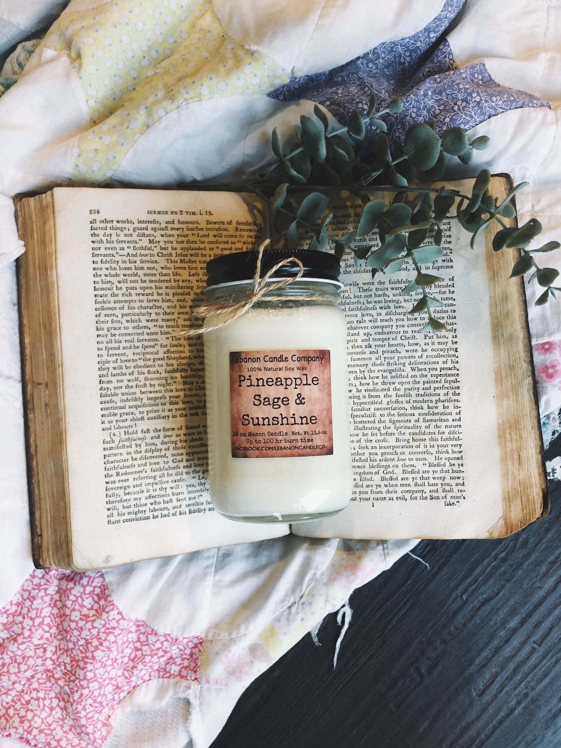 Pineapple Sage & Sunshine Candle - - Candles & Melts