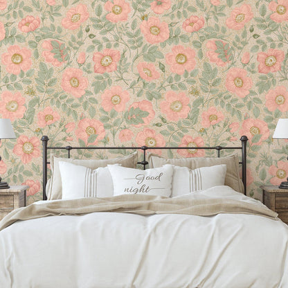 Poppy Wallpaper - 8 FT H X 19 FT W P&S - - Overstock