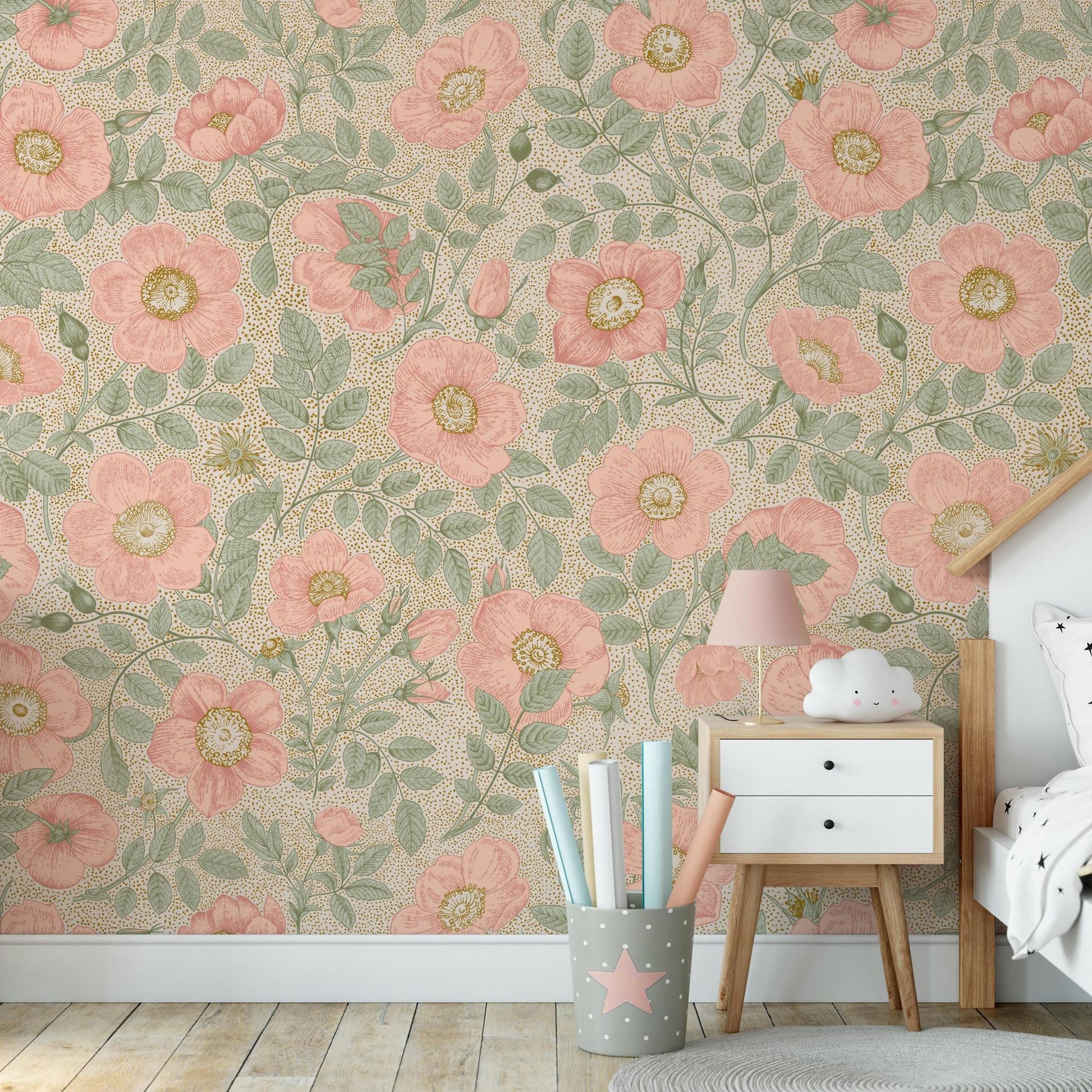 Poppy Wallpaper- WALL BLUSH- {{Product type}}