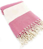 Herringbone Turkish Towel - Hot Pink - Towels