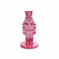 Pink & Red Ceramic Nutcracker Taper Candle Holder - - Christmas