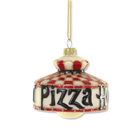 Pizza Hut Restaurant Lamp Glass Ornament - - ornament