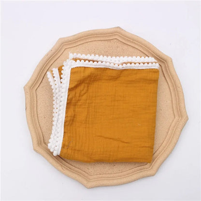 Organic Cotton Baby Tassel Blankets - Kia Day Design