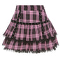 Lolita Plaid Mini Skirt – Gothic Harajuku - Multicolor - Skirts