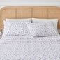 Watercolor Floral Sheet Set - Delia Collection - Colorful Floral - Lavender - Sheets