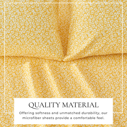 Watercolor Floral Sheet Set - Delia Collection - - Sheets