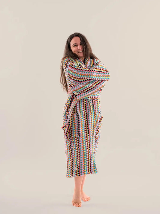 Pom Pom Bathrobe - - Bath Robe
