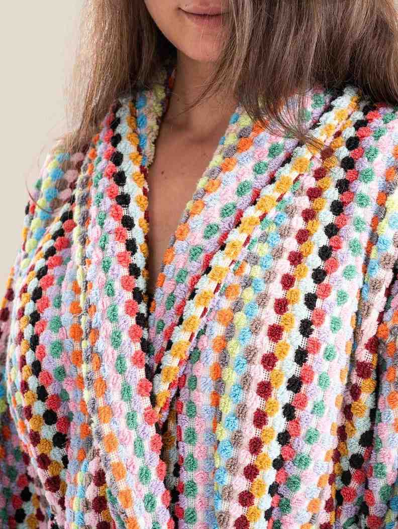 Pom Pom Bathrobe - - Bath Robe