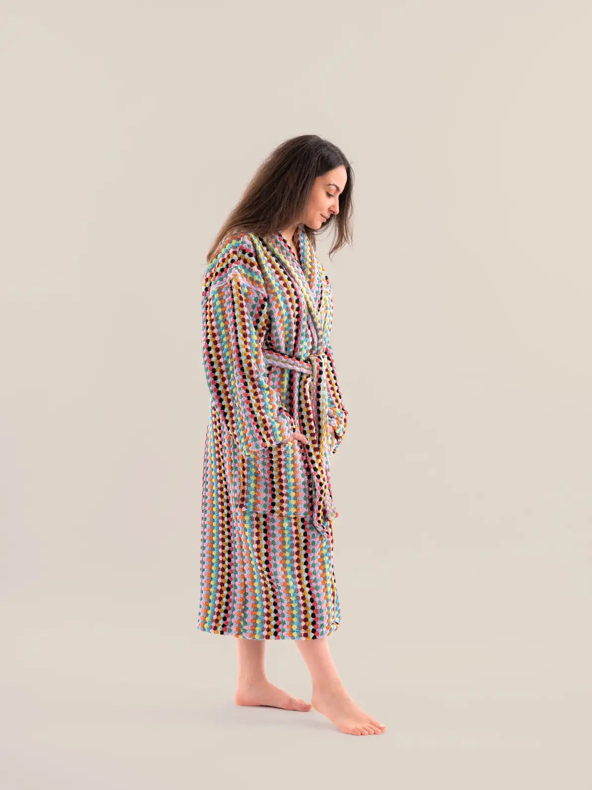 Pom Pom Bathrobe - - Bath Robe