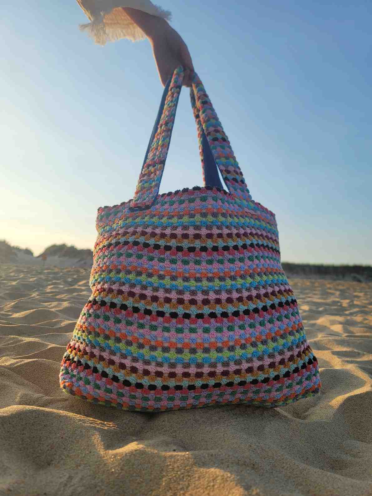 Pom Pom Tote Bag - - Towels