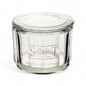 Pressed Glass Clear Salt Cellar - - Kitchen & Bath
