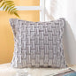 Solid Color Throw Pillow Cases Velvet - - ST50DE7258KSN