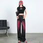Retro Gradient High Waist Jeans - Kia Day Design