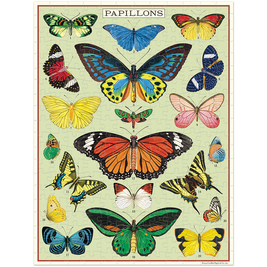 Papilons Butterfly Mini Jigsaw Puzzle | 240 Pieces - - Gifts