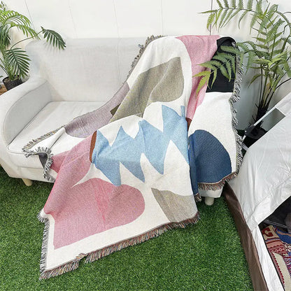 Bohemian Sofa Blanket - Premium Cotton Throw (In Stock) Kia Day Design