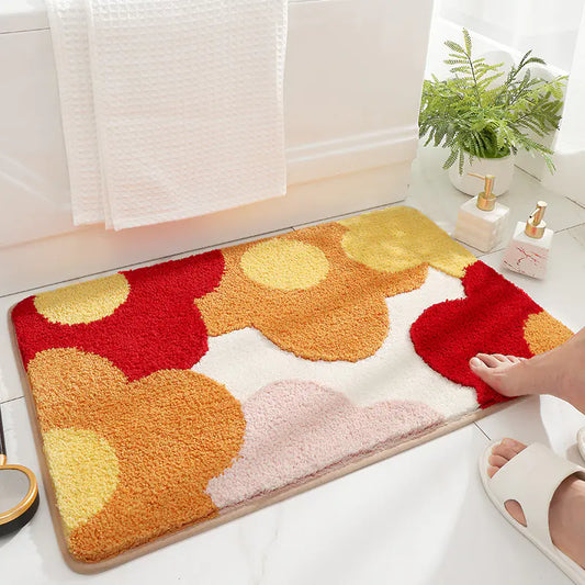 Non-Slip Absorbent Bathmats - Happy to spend you 40*60cm - bathmat