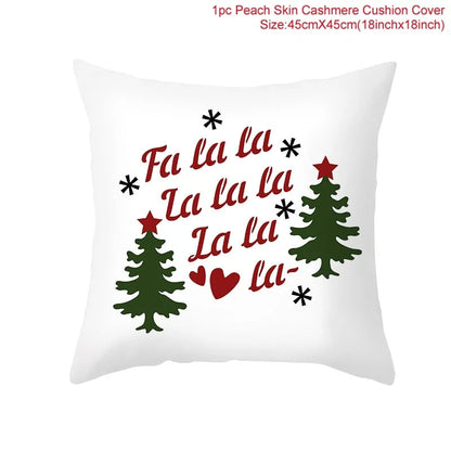 Cartoon Christmas Pillow Cover Kia Day Design