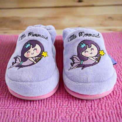 Milk and Moo Kids House Slippers Mermaid