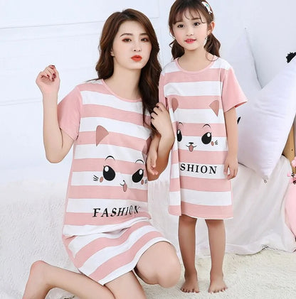 Summer Girls Nightgown Pajamas - Kia Day Design