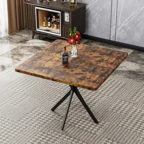 Mid Century Modern Square Dining Table - Kia Day Design