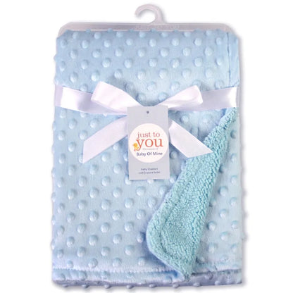 Baby Blanket Wrap Blue 102x76 centimeter