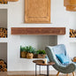 Wood Wall Mounted Mantel Floating Shelf - Kia Day Design