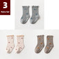 3 Pairs of Anti-Slip Childrens Socks - Kia Day Design