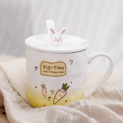 Cute Cat Ceramic Mug - Creative Cartoon Coffee Cup - 9 - Mug