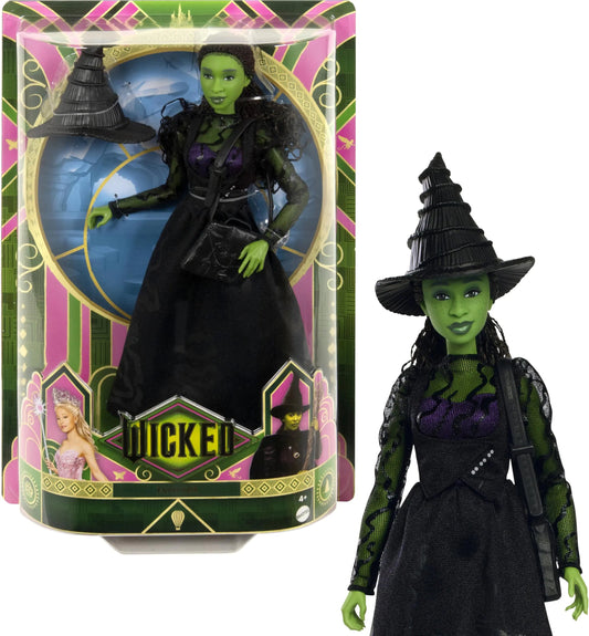 Mattel Universal Wicked Elphaba Fashion Doll with Accessories - - doll