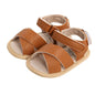 Summer Leather Baby Sandals Anti-Slip Brown 0-6 Months