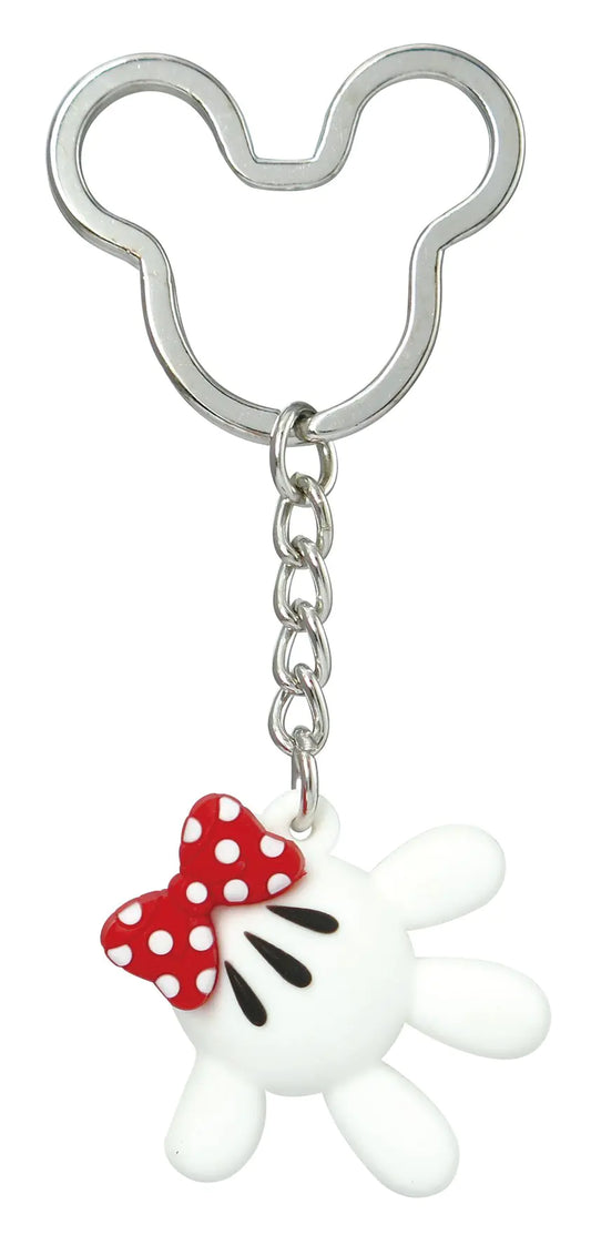 Disney Minnie Hand Icon Ball Keychain - 1 Count (Pack of 1) - keychain